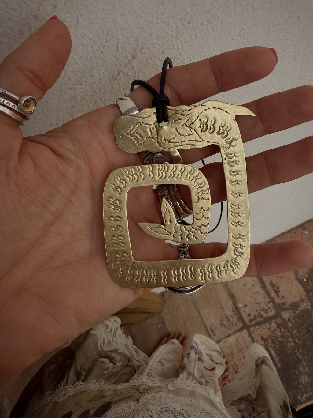 Brass mermaid