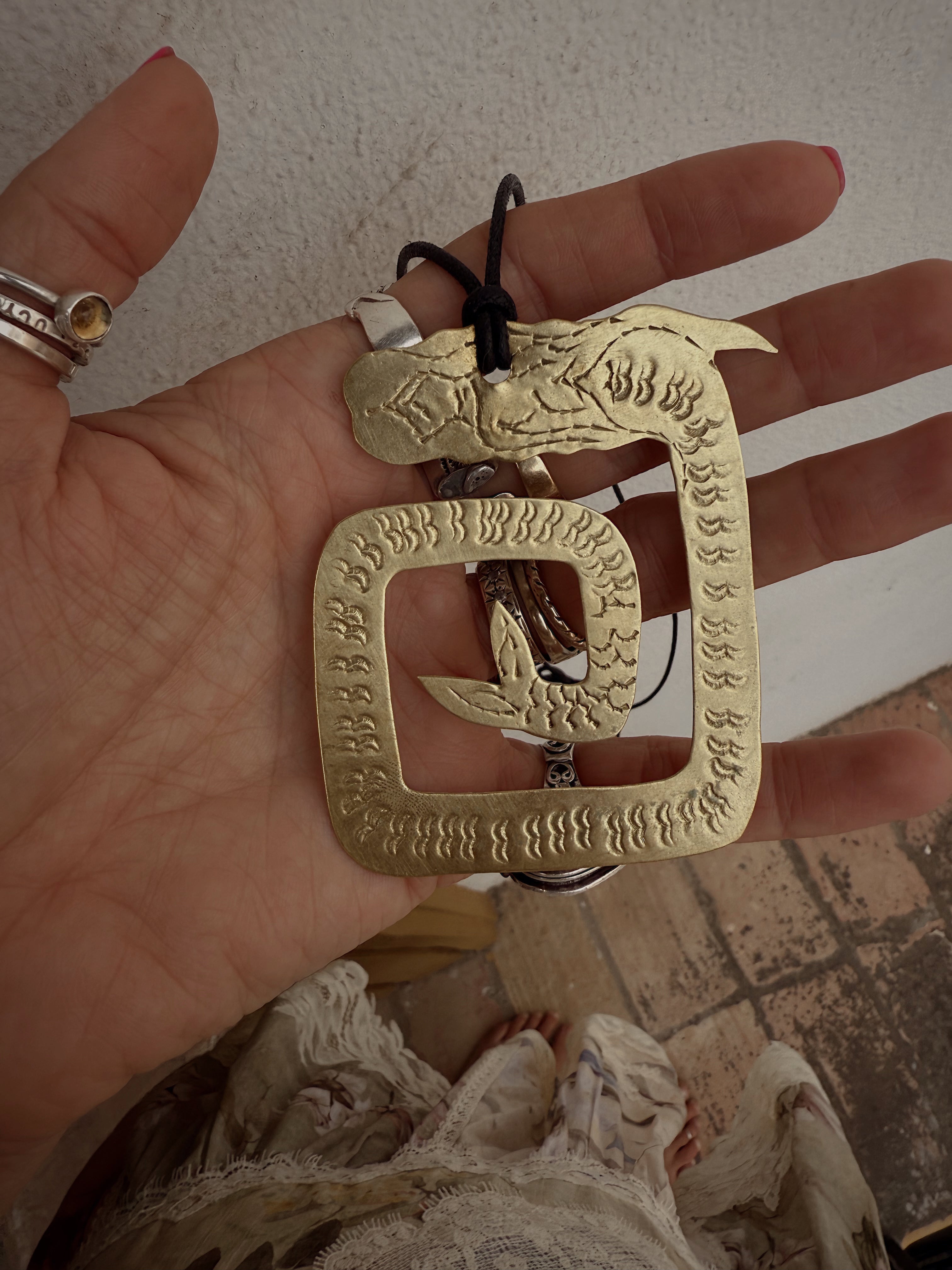 Brass mermaid
