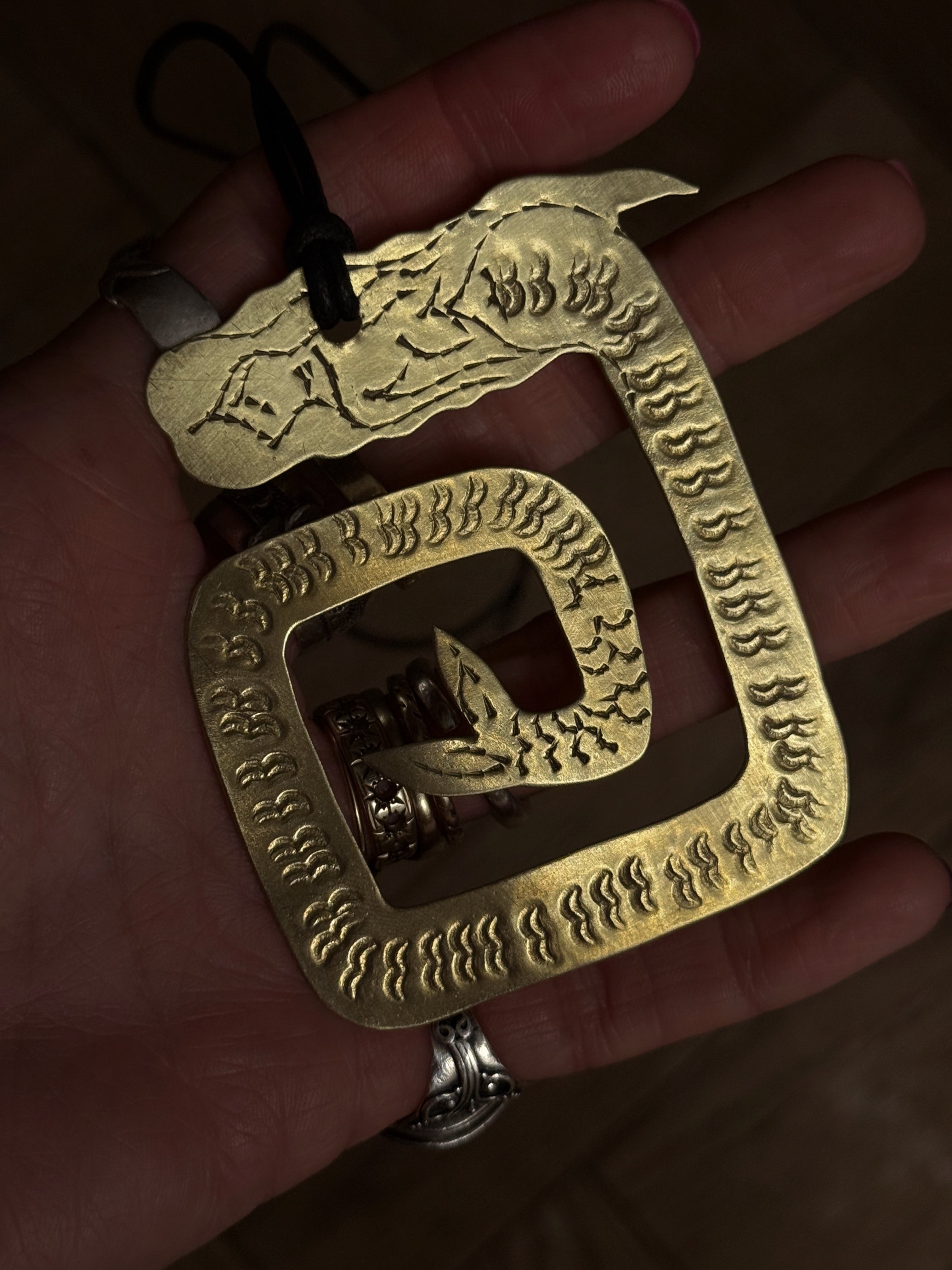 Brass mermaid